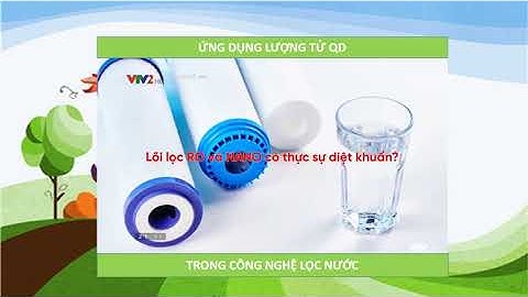ỨNG DỤNG LƯỢNG TỬ QD TRONG CÔNG NGHỆ LỌC NƯỚC