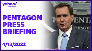 Pentagon Press Secretary John Kirby holds briefing