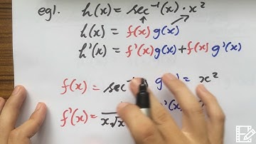 Derivatives - Inverse Trig - Product rule - Lagrange