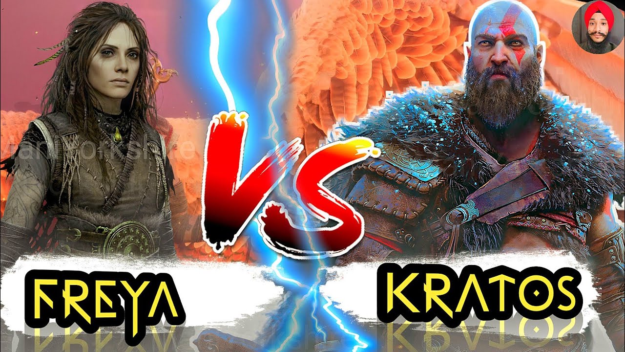 Kratos VS Freya Valkyrie Queen Boss Fight God of War Ragnarök - YouTube