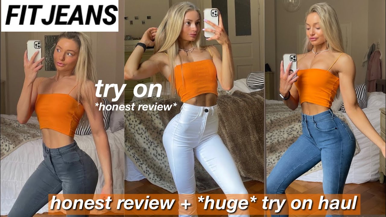 HUGE FITJEANS collective try on HAUL and honest review 