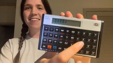 How to Square Root on a HP12c Financial Calculator