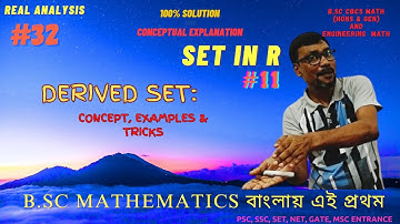 Derived Set | Limit Point | Set in R | DR Colleger