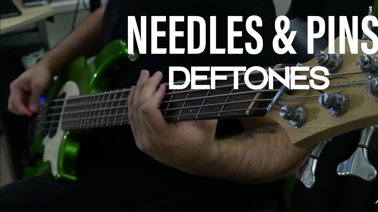 Deftones Needles & Pins BASS GUITAR Cover (feat. Bill Crook from