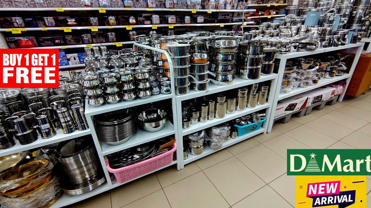 Dmart clearance sale 80%off, buy1get1 offers, new variety, useful kitchenware, household organisers