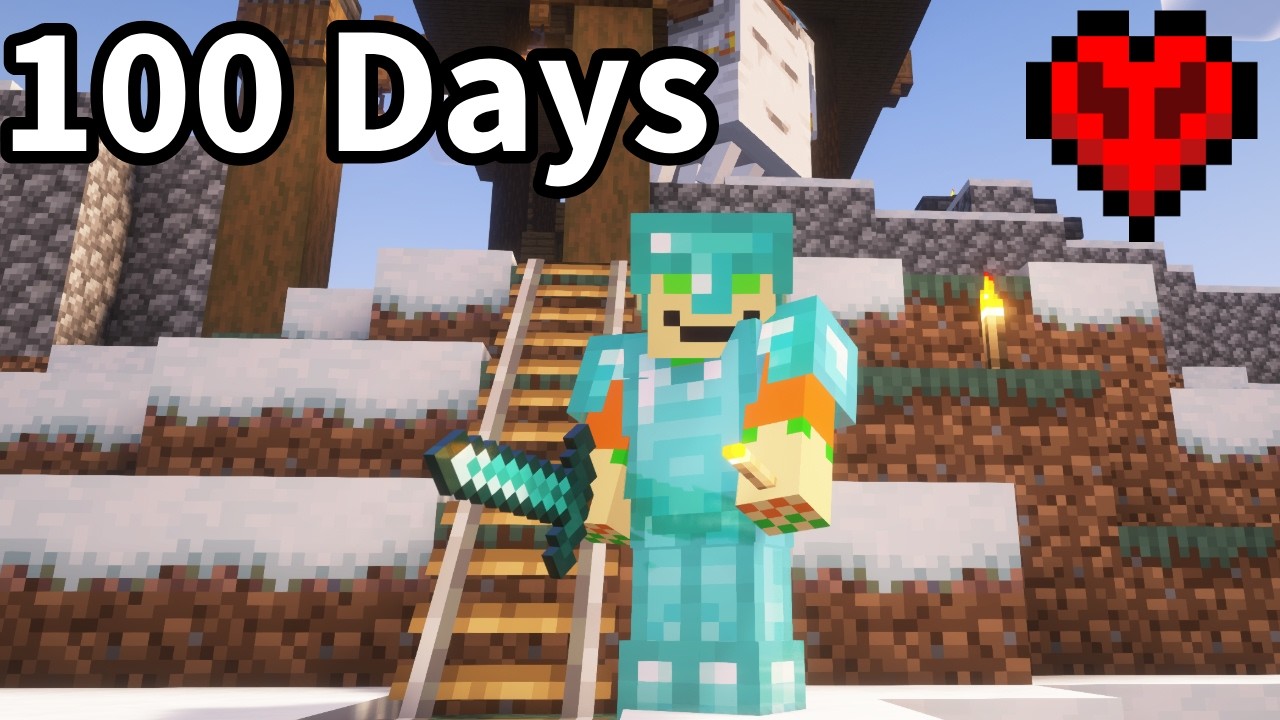 100 Days Minecraft Hardcore - Day 34 - Happy Ghast Riding (With Commentary)