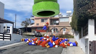 Mario Falls OFF the World Map into real life! - And this happened!!