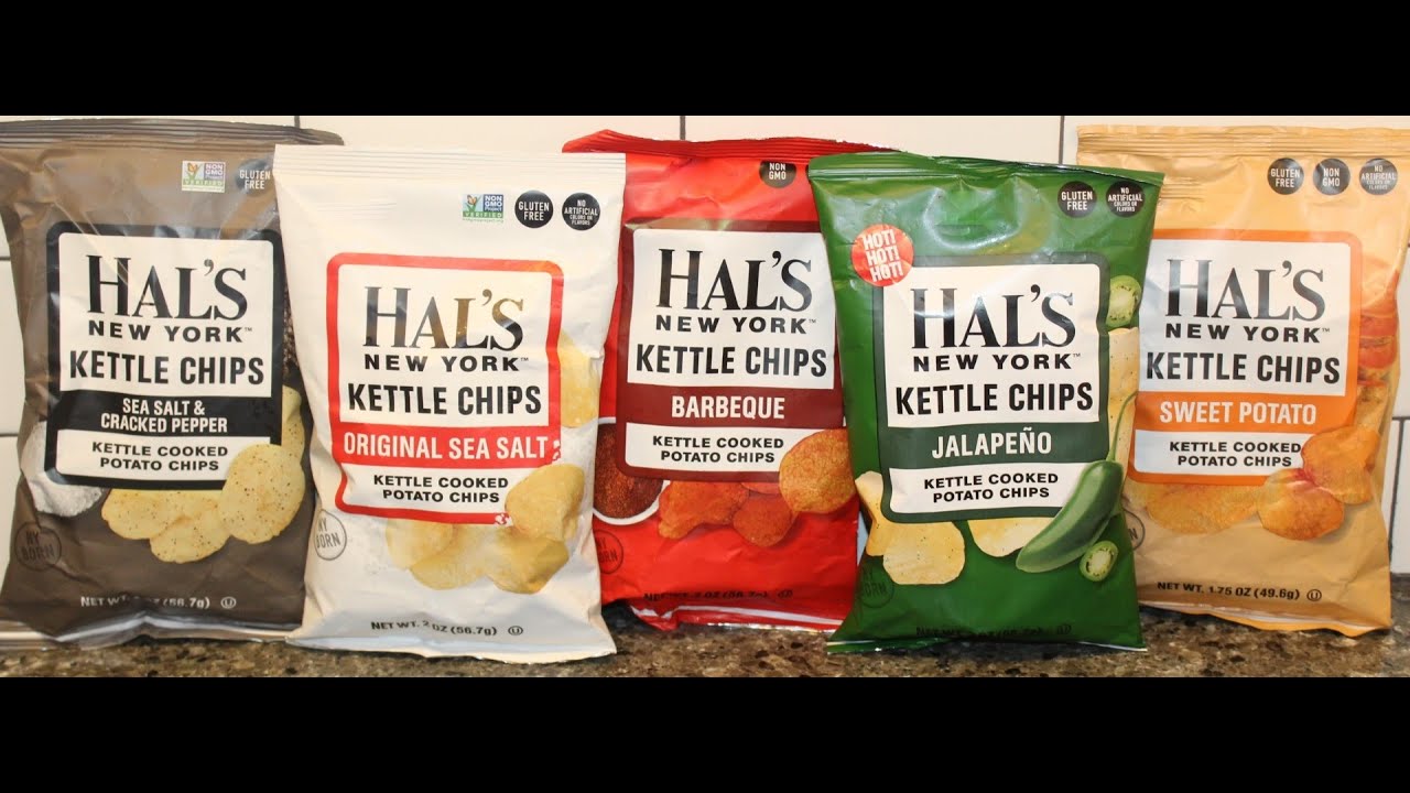 Hal’s New York Kettle Chips Sea Salt & Cracked Pepper, Original