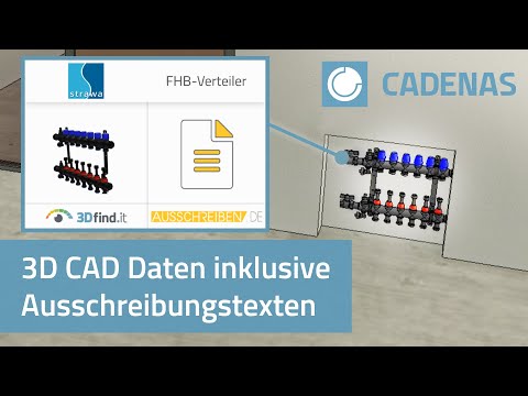 AUSSCHREIBEN.DE & CADENAS vereinen 3D BIM CAD Daten und Ausschreibungstexte auf einer Plattform