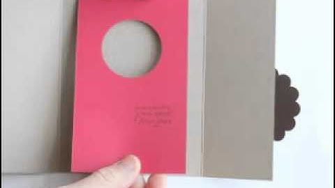 Shutter Peek-a-boo card