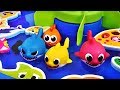 Pinkfong Baby Shark family Bath water gun Play set! Let's play in the water with Dory - PinkyPopTOY