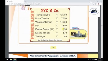 Rotary Club of Ambattur Class 5 Maths Chapter 3 Four Operations Part 2