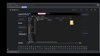 Installing Lexend Fonts