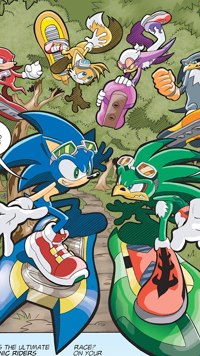 Archie Sonic Riders Adaptation #sonic #sega #sonicthehedgehog #sonicriders #archiesonicthehedgehog