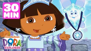 Dora Goes On Winter Adventures! ❄️ 30 Minutes of Dora the Explorer | Dora & Friends