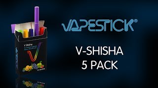 VAPESTICK V-Shisha - Disposable E-Cigarettes (5 Pack)