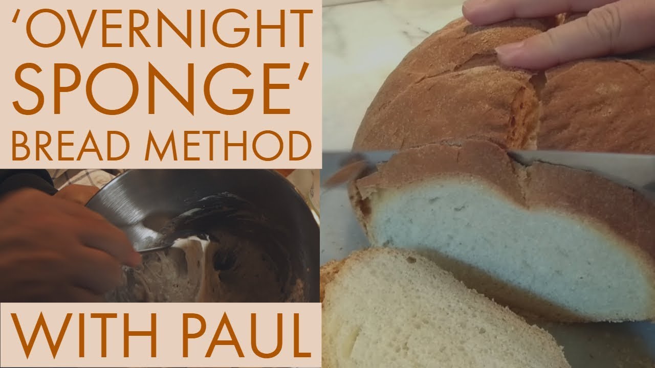 Making a White Loaf using the 'Overnight Sponge' method.
