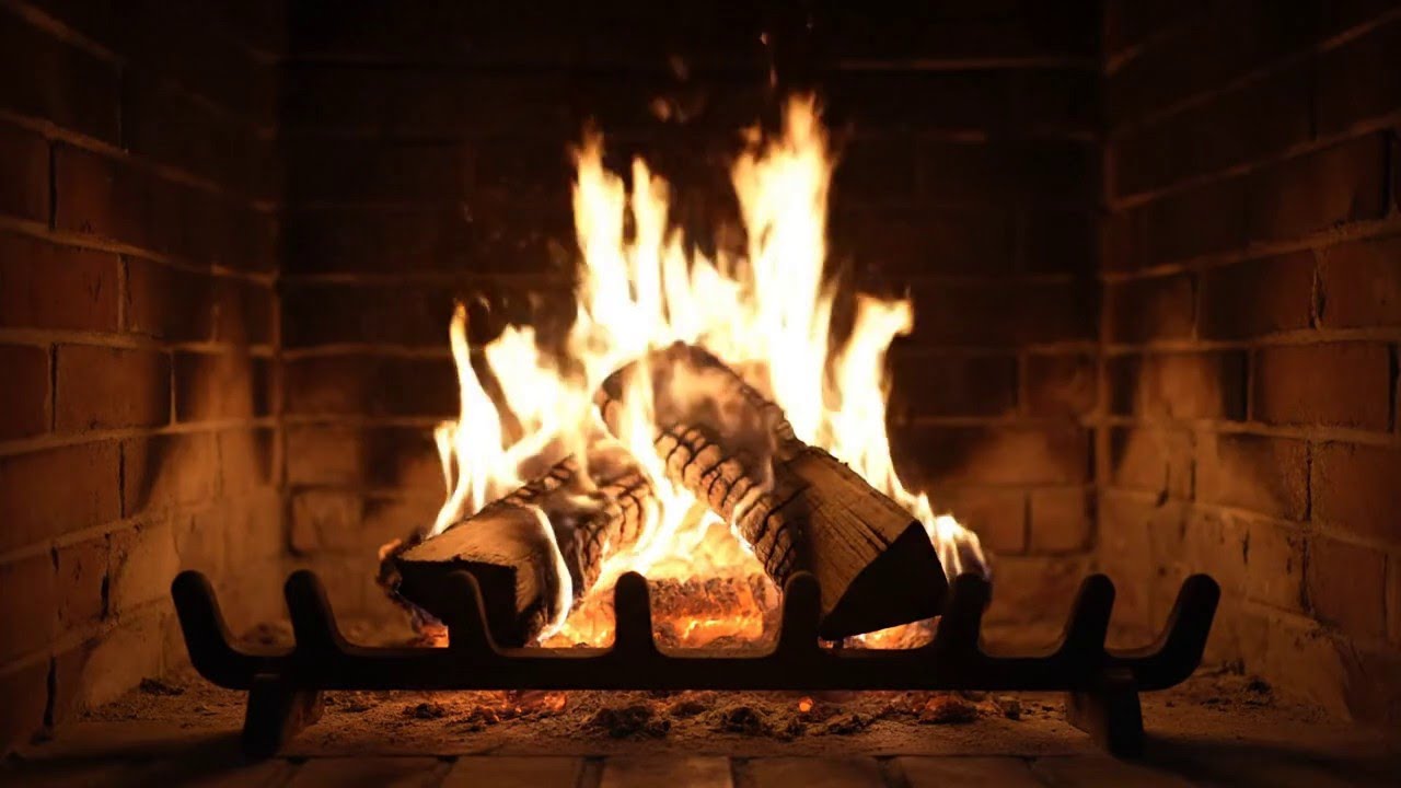 Quiet Night Piano by the Fireplace – Soft Piano Ambience