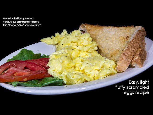 The BEST Scrambled Eggs - Light & Fluffy! - Julie's Eats & Treats ®