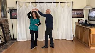 Nightclub Two Step Dance Instructions for A Hammerlock to a Reverse Pick-Up