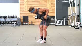 Banded Dumbbell Bent Over Row