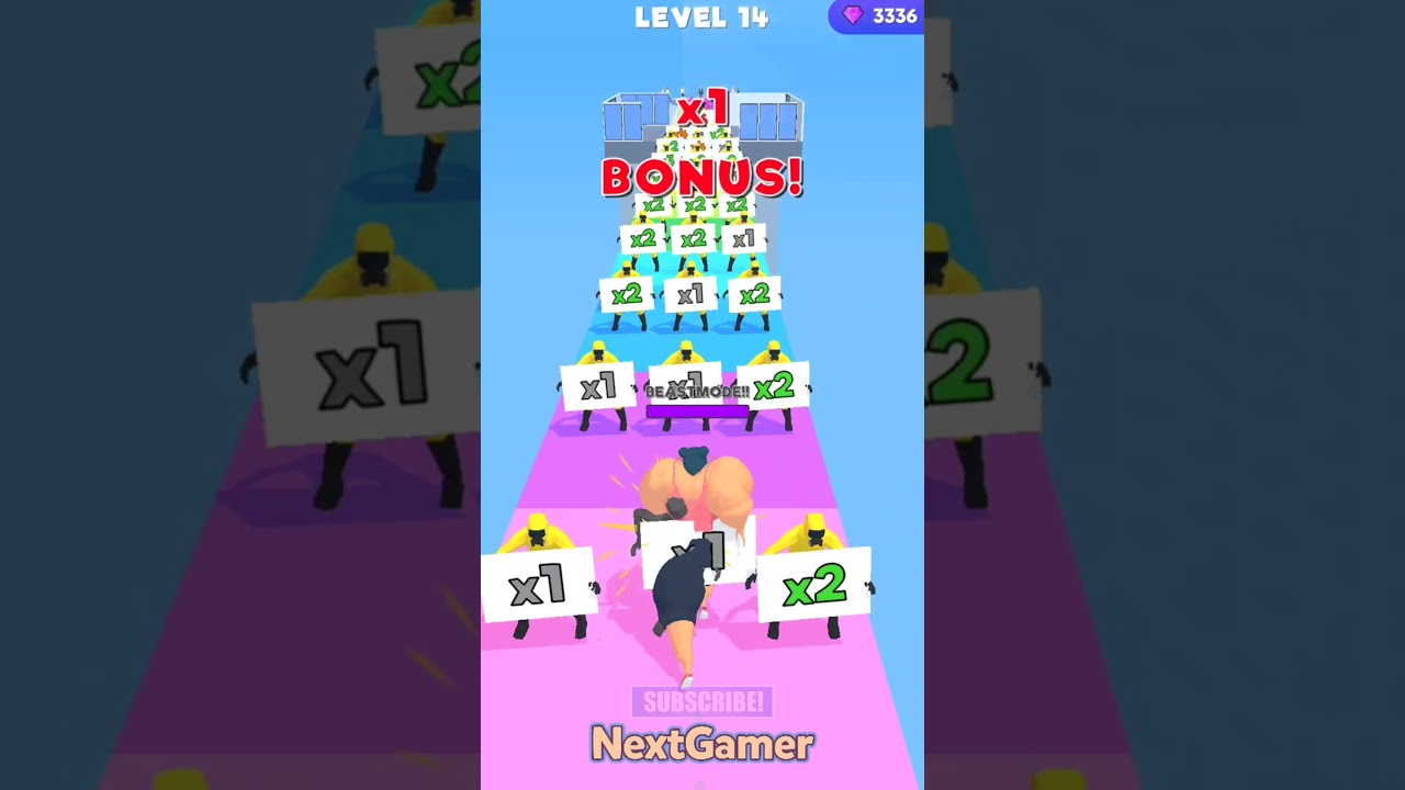 Weight Runner 3D💪Mobile Gameplay By NextGamer (Android,iOS) Level 14 