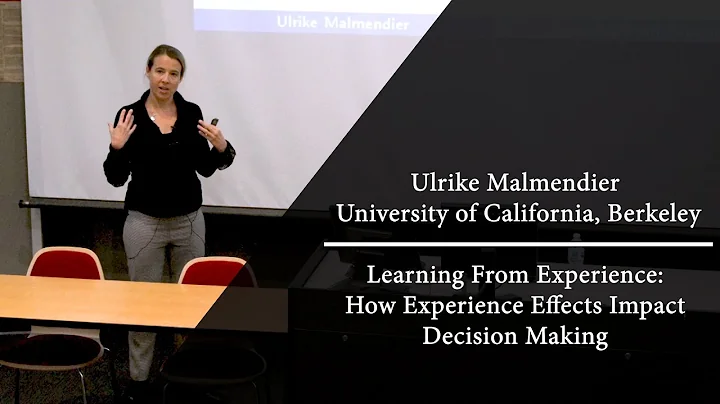 "Learning from Experience: How Experience Effects ...