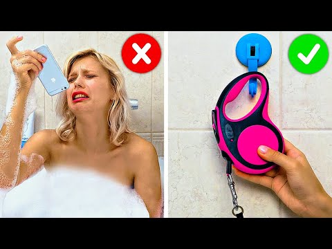 Bathroom Hacks To Help You In Any Situation || Useful Life Hacks For Your Bathroom