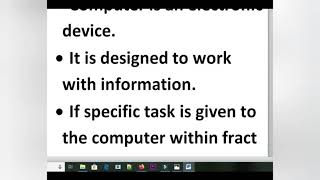 Computer Introduction