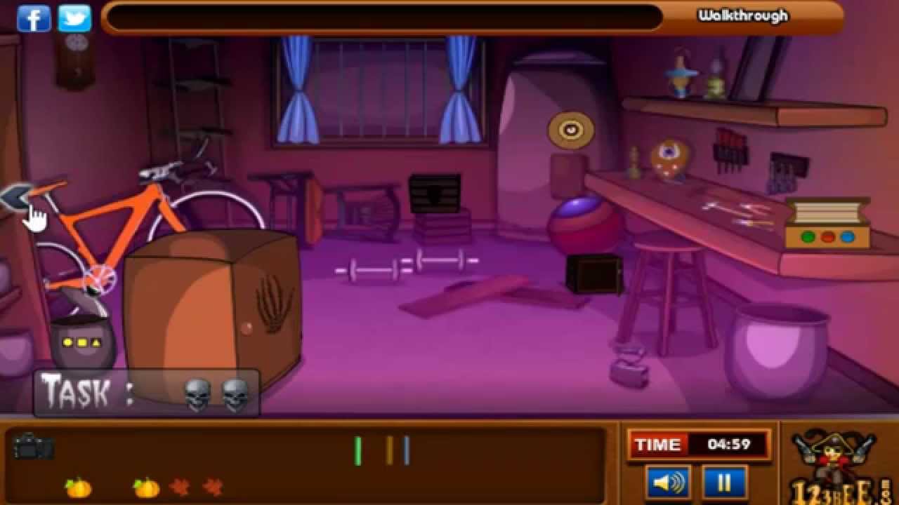 Halloween Haunted House Escape (Walkthrough) YouTube