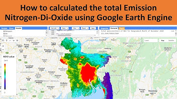 Air Quality Monitoring using remote sensing techniques in Google Earth Engine