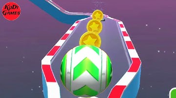 Sky Rolling Ball 3D MAX Speedrun Gameplay ( Level 67-77 ) | Mobile Games