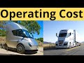 Tesla Semi vs Nikola Class 8 Truck Operating Costs