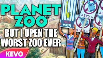 Planet Zoo but I open the worst zoo ever