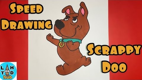 Speed Drawing Scrappy Doo