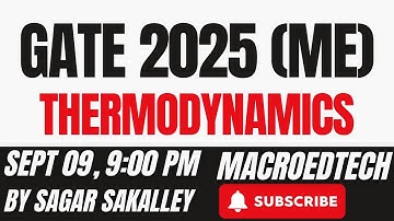 100 DAYS REVISION SERIES | GATE 2025 | MECHANICAL ENGINEERING | BY SAGAR SAKALLEY @macroedtech