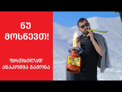 ანაკომის კომპოტი და Godzilla ჩელენჯის შუაზე გაპობა