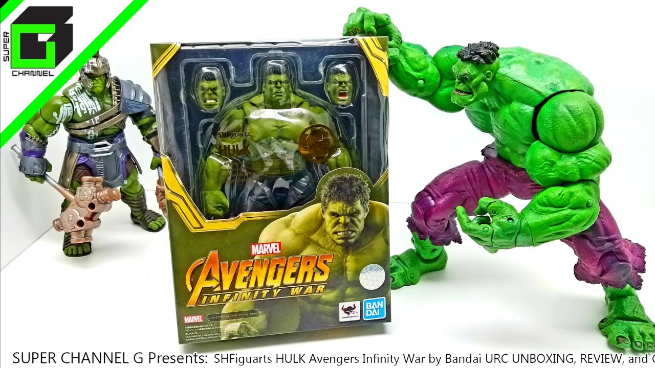 ekstremt dateret Advent SHFiguarts HULK Avengers Infinity War action figure by BANDAI (URC)  UNBOXING, REVIEW, and COMPARE - YouTube