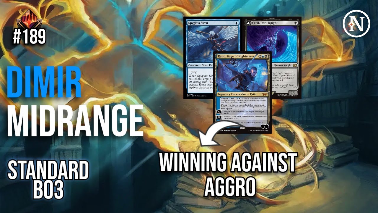 Dimir Midrange Winning Against Aggro | Standard Bo3 | High Mythic Rank | MTG Arena
