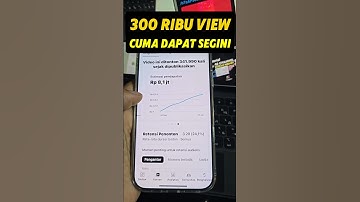 Bikin Kaget‼️Penghasilan Video Youtube 300 Ribu View‼️Gaji Youtube 2025