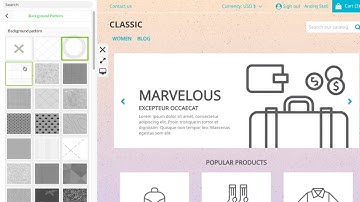 How to change the background color/image? (Prestashop 1.7)