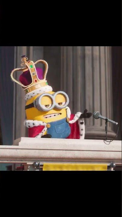 The Kings Speech - King Bob! Minions (2015) #shorts #minions #kingbob