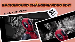 🔥 Background Change Effect in CapCut | Easy Video Editing Tutorial | #edit #videoediting #viralreel