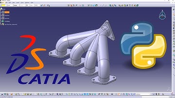 Exhaust Manifold design automated in CATIA V5 using Python scripts (PyCATIA)