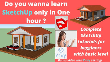SketchUp Tutorial Of House Design For Beginners | How To Model The House In SketchUp |SketchUp House