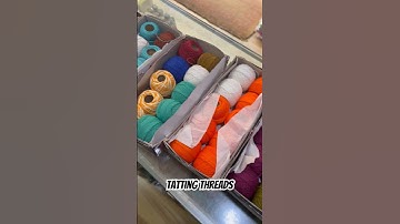 Tatting threads #tattinglace #tattingthreads #tatting