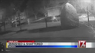 North Raleigh neighbors concerned after video shows numerous car break-ins, vandalism