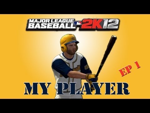 MLB 2K12 My Player - Creation of Right Fielder - Two Sport Athlete!! [EP 1]