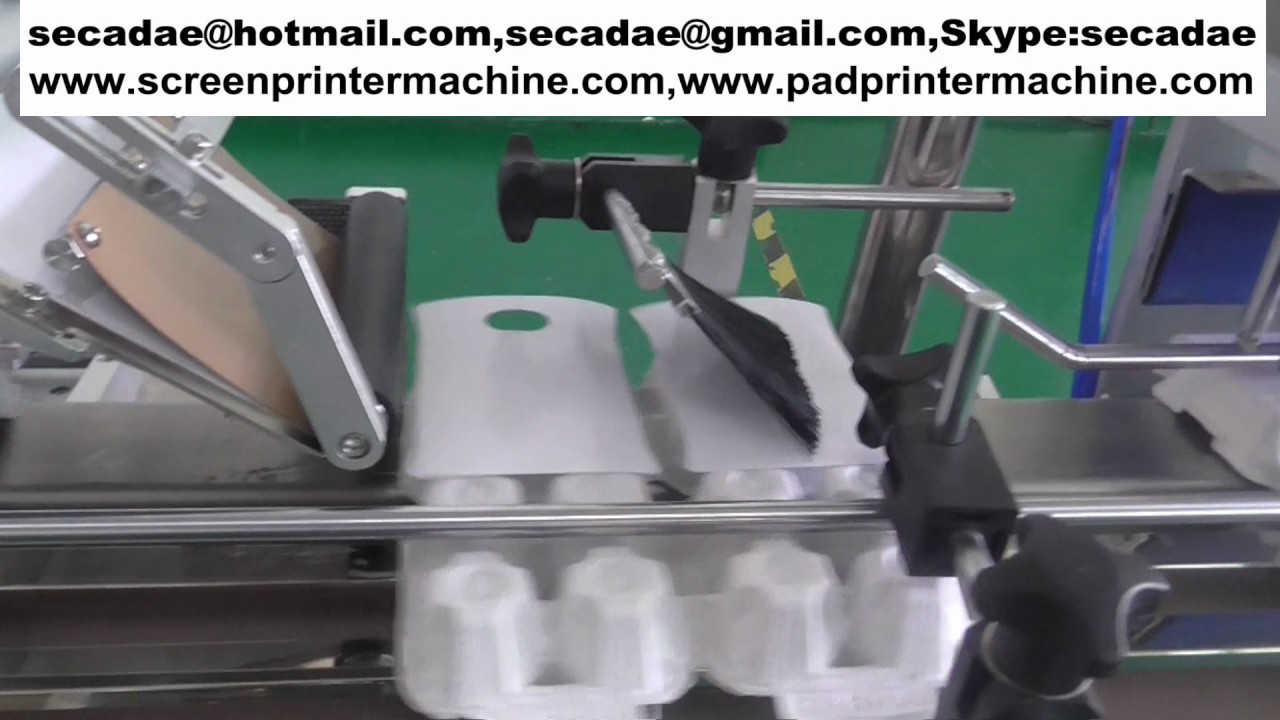 buy cheap automtic loading and unloading egg carton labeling machine