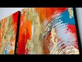 Abstract Painting Demonstration w/ Texture by E. Alexander Smith #relaxing #abstractart